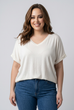Nia Satin Front Top