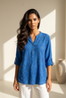 Zara Embroidered Shirt Top