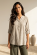 Zara Embroidered Shirt Top
