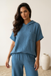 Lena Hooded Top