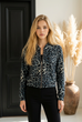 Bowie Leopard Print Bomber Jacket