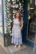 Bryony Paisley Flower Midi Dress