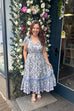 Bryony Paisley Flower Midi Dress