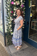 Bryony Paisley Flower Midi Dress