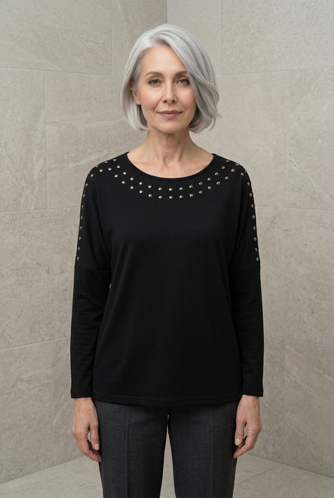 Catriona Stud Detail Top