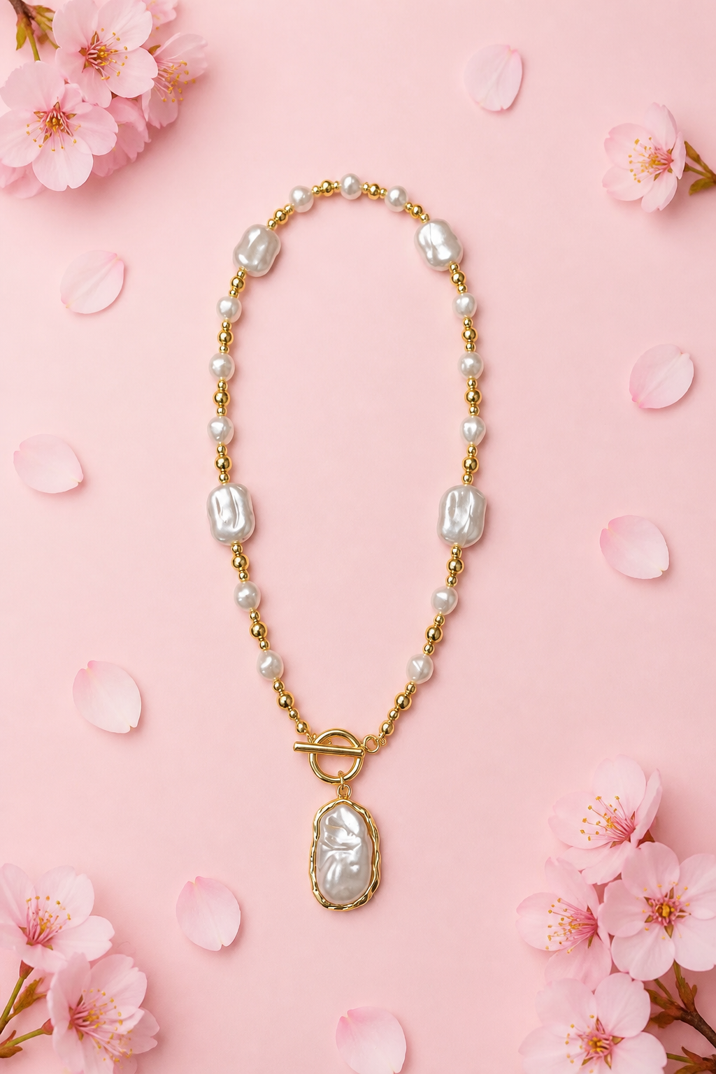 Harper Pearl Pendant Necklace