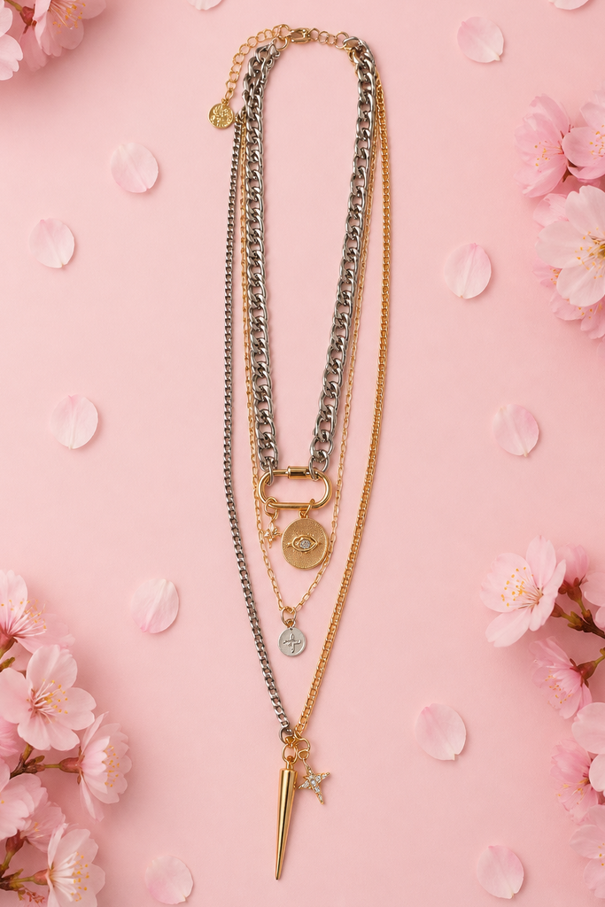 Genevieve Layered Chain Necklace