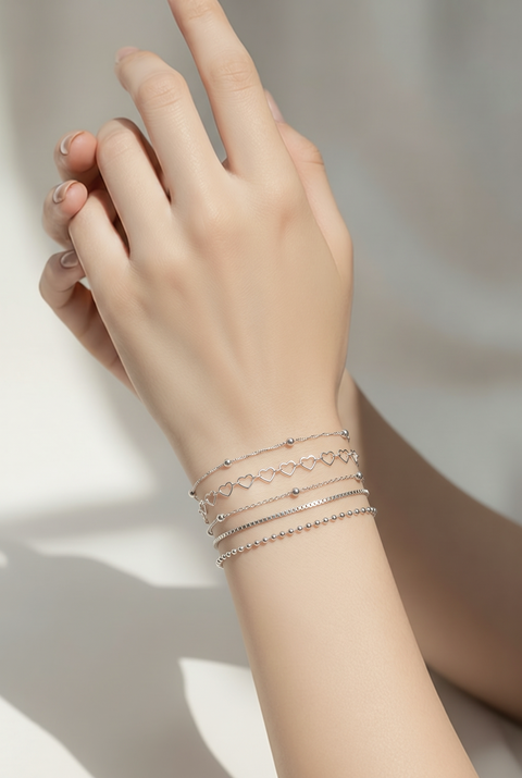 Marlene Multi Chain Bracelet Set
