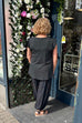 Nova Diamonte Frill Sleeve Top