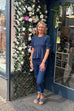 Jura Shirred Peplum Top