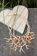 Annie Coral Effect Layered Necklace