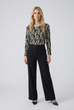 Reece Snake Print Dressy Top