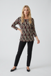 Reece Snake Print Dressy Top
