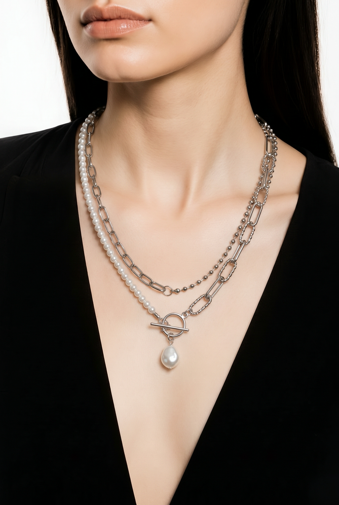 Mabel Mixed Chain Layering Necklace