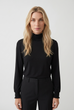 Annalise Ruffle Neck Fine Polo