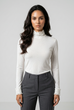 Annalise Ruffle Neck Fine Polo