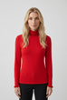 Annalise Ruffle Neck Fine Polo