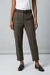 Leigh Belted Pinstripe Trousers