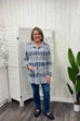 Edith Check Mix Knitted Coatigan