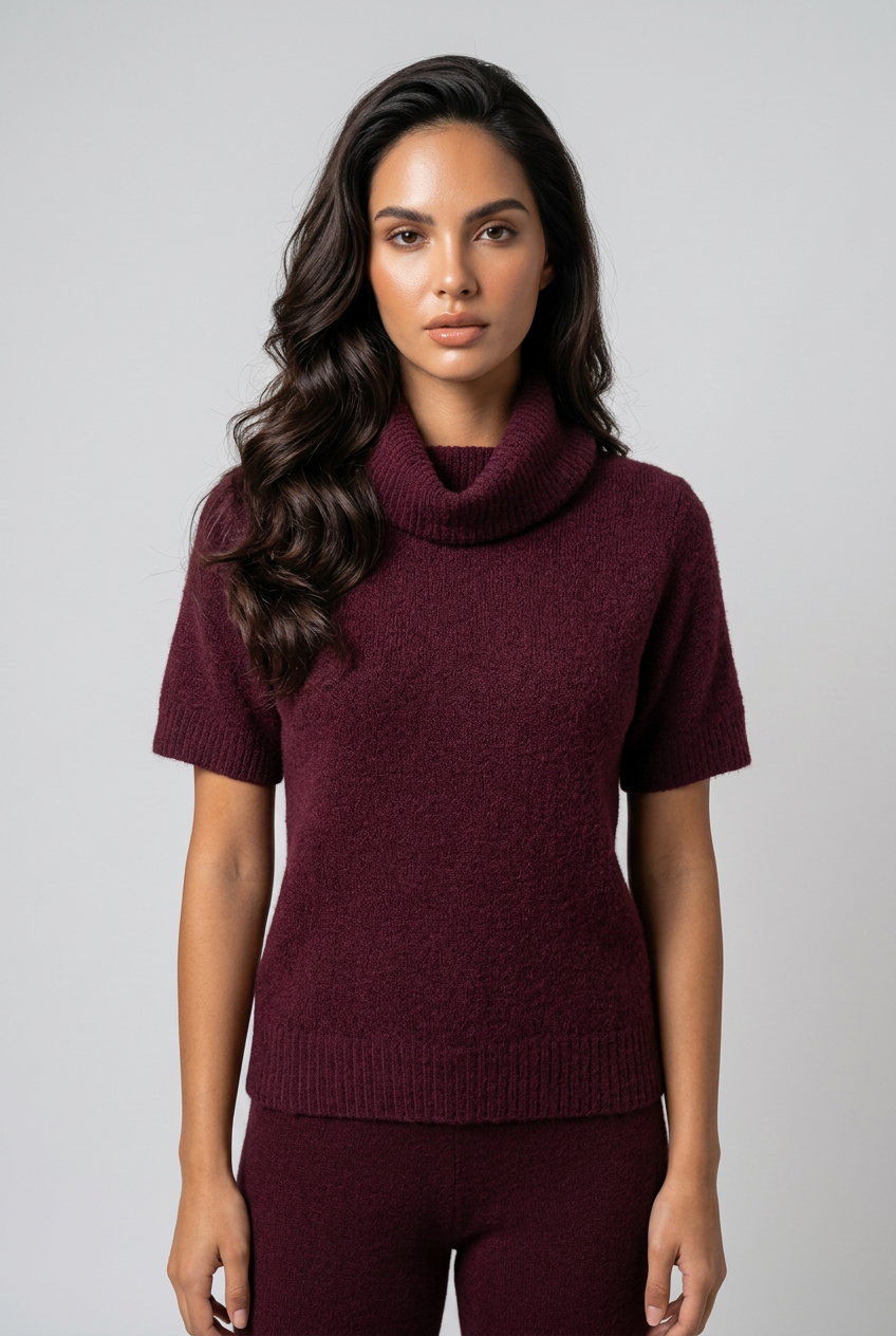 Ellie Cowl Neck Knit Top
