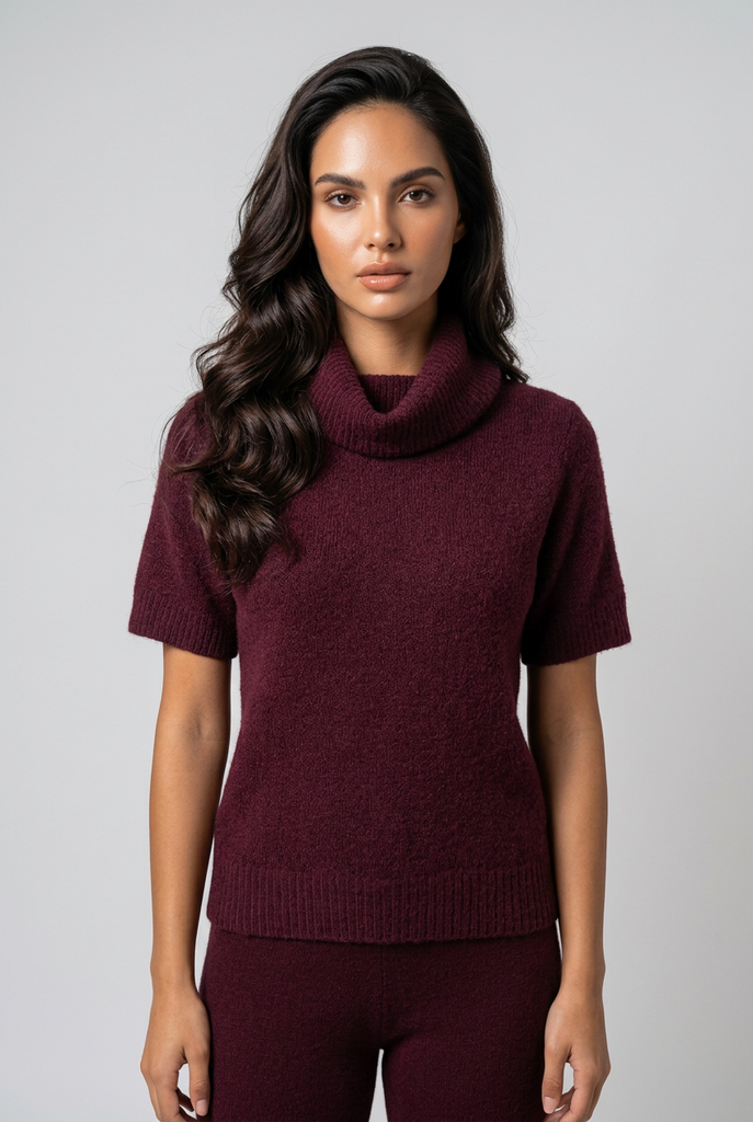 Ellie Cowl Neck Knit Top
