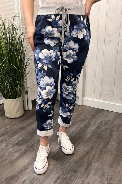 Harriet Moonflower Print Joggers