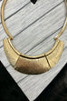 Camillie Hammered Gold Necklace Set