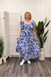 Eloise Abstract Print Maxi