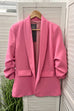 Angelina Ruched Sleeve Blazer