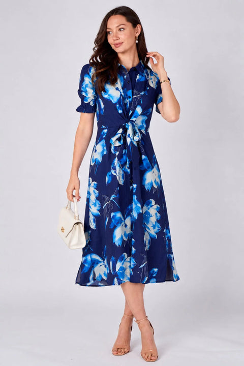 Shannon Floral Print Shirt Dress