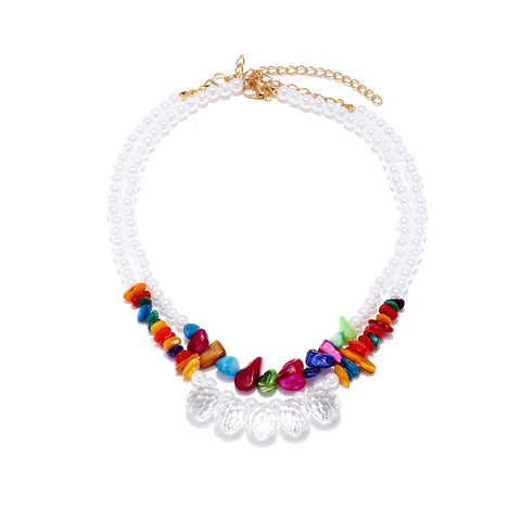 Allie Beaded Layered Necklace