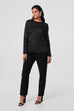 Monica Textured Sequin Knit