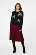 Melanie Sequin Bow Detail Knit