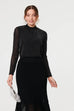 Vhari Pleat Detail Midi Skirt