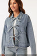 Emelia Front Tie Denim Jacket
