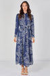 Lainey Coral Print Shirt Dress
