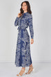 Lainey Coral Print Shirt Dress