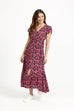 Amara Leaf Print Dress