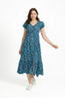 Amara Leaf Print Dress