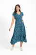 Amara Leaf Print Dress