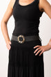 Darcie Elasticated Shell Detail Belt