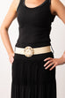 Darcie Elasticated Shell Detail Belt