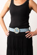 Darcie Elasticated Shell Detail Belt