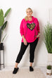 Kara Sequin Love Heart Hoodie