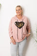 Kara Sequin Love Heart Hoodie