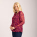 Zuri Notch Neck Floral Shirt