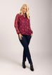 Zuri Notch Neck Floral Shirt