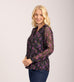 Zuri Notch Neck Floral Shirt