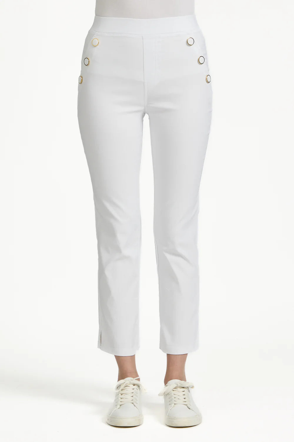 Remy Button Detail Ankle Grazers