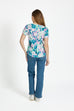 Christine Floral Print Button Front Top